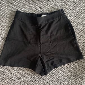 Leith Black High-Waist Women’s Shorts